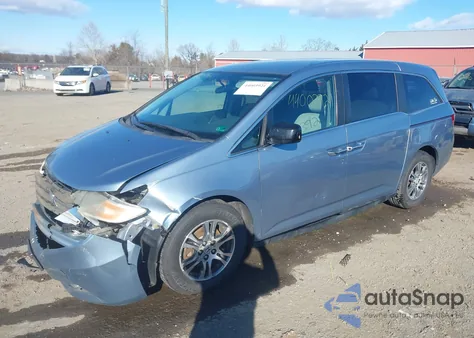 2012 Honda Odyssey Ex from USA, damaged, VIN 5FNRL5H43CB072111